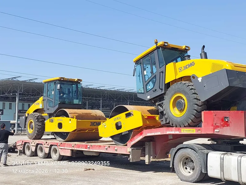XCMG XS163J механический одновальцовый каток 16 тоник — фото 3