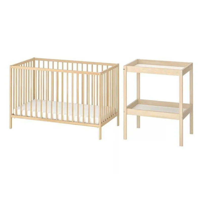 IKEA Sniglar Кроватка для новорожденного и пеленальный столик комплект 1 IKEA Sniglar Кроватка для новорожденного и пеленальный столик комплект 1