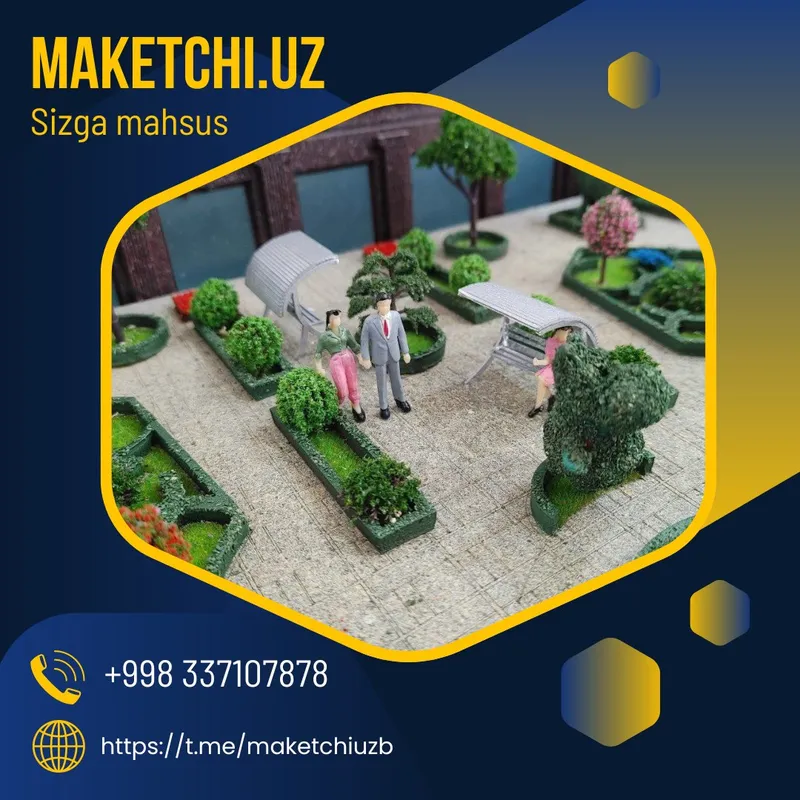 MakeT Dekorativ model Smart Макет 3D proektlash 8