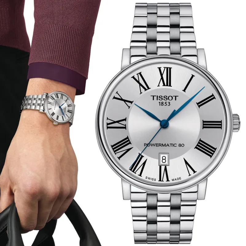 Оригинальные TISSOT Gent новые механические часы