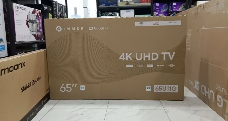 Телевизор IMMER 55/65/75/86 4K UHD Google TV Бесплатная доставка — фото 2