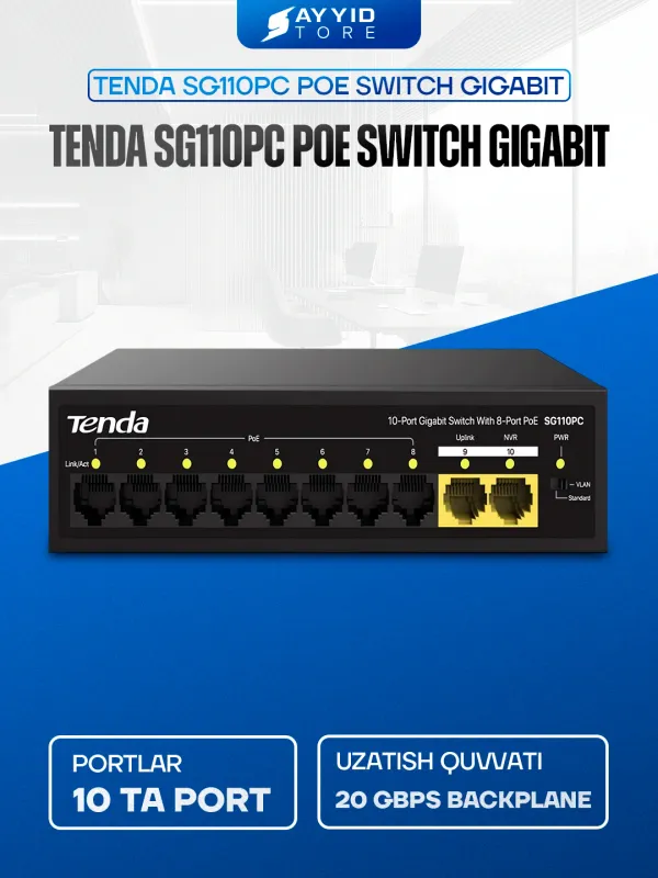 Tenda SG110PC Poe Switch Gigabit 1 Tenda SG110PC Poe Switch Gigabit 1