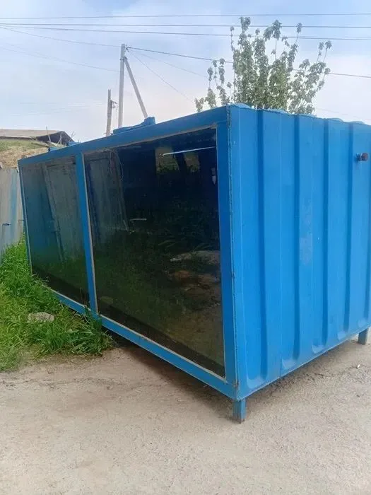 Большой Аквариум для хранение рыб из металла 2 тонн