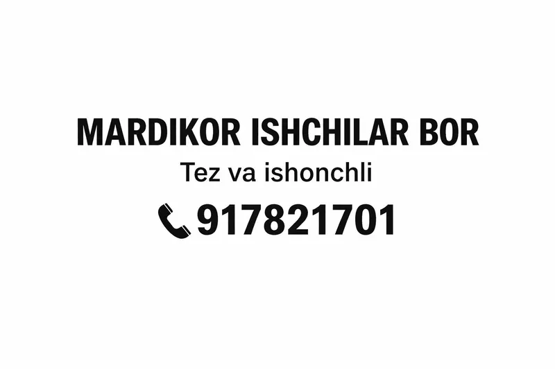 Mardikor kunlik ishchilar 24/7 Мардикор кунлик ишчилар арзон — фото 2