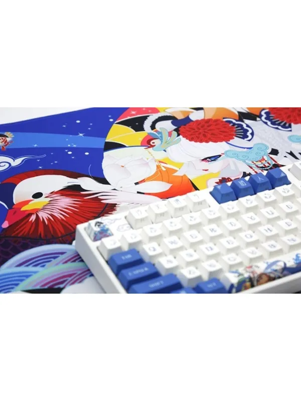 Коврик для мышки Varmilo mousepad Lovebirds Blue, 900x400x4мм — фото 3