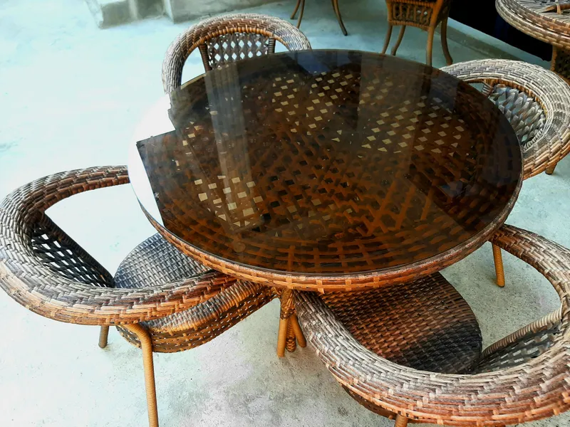 RATTAN STOL&STUL 3