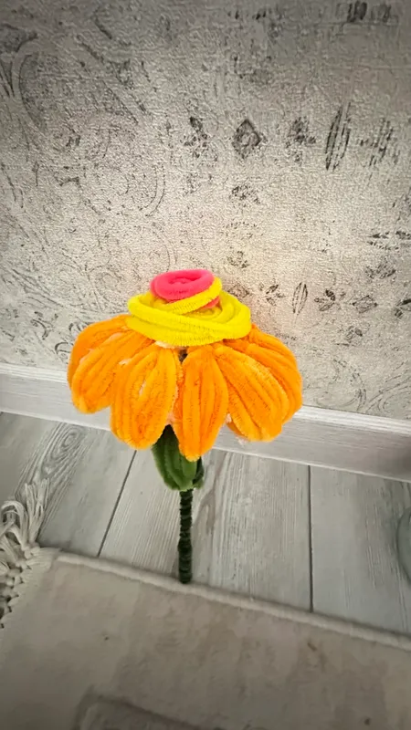 Подсолнухи из синельный проволки (ручная работа) — фото 1