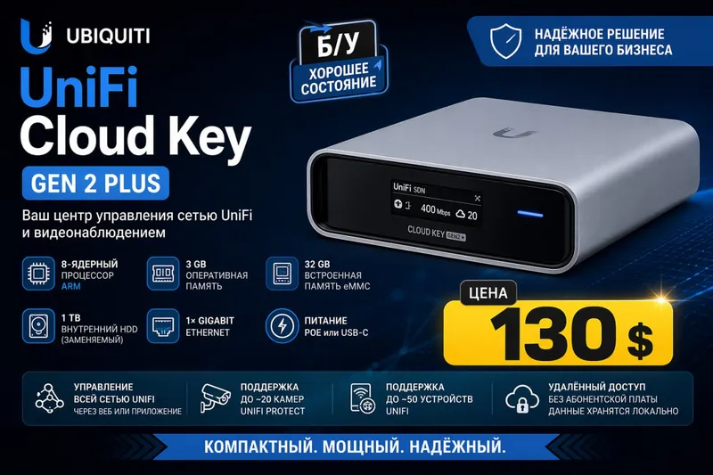 Ubiquiti UniFi Cloud Key Gen2 Plus Ubiquiti UniFi Cloud Key Gen2 Plus