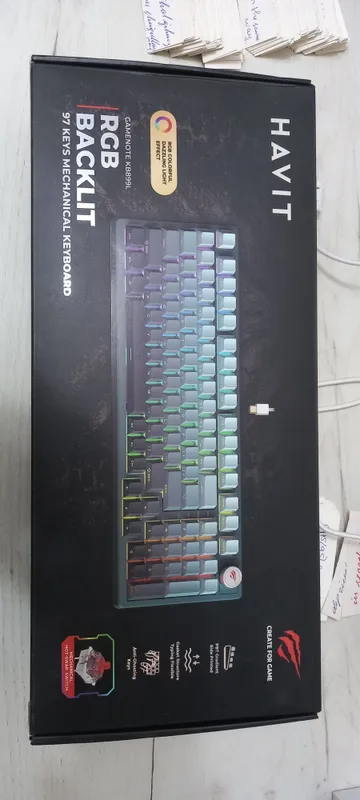 Havit KB899L RGB Mechanical Keyboard (97 tugmali) 5