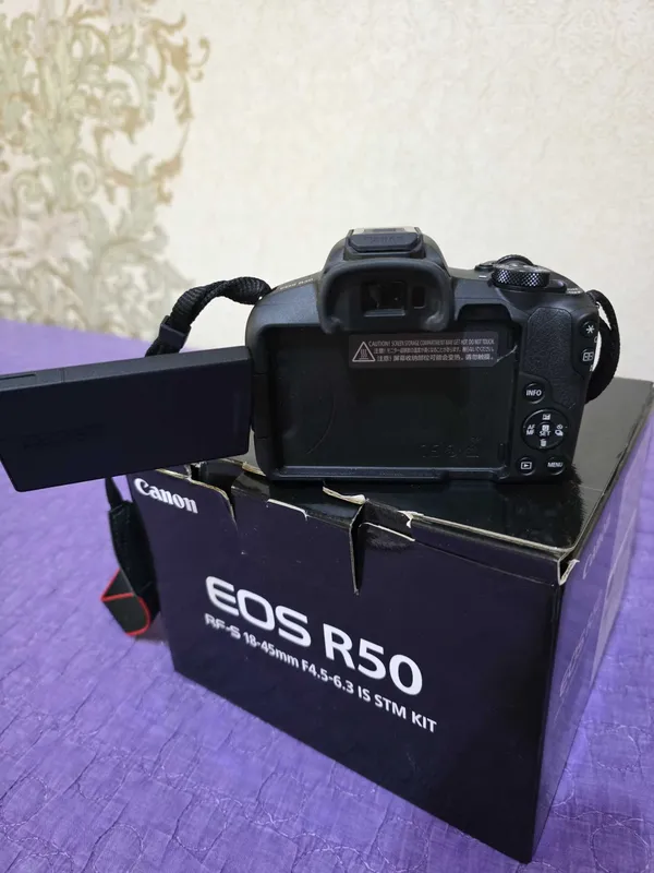CanonEOSR50 RF-S 18-45mm 24.2MP 4K Полный комплект Отличное состояние 3 CanonEOSR50 RF-S 18-45mm 24.2MP 4K Полный комплект Отличное состояние 3