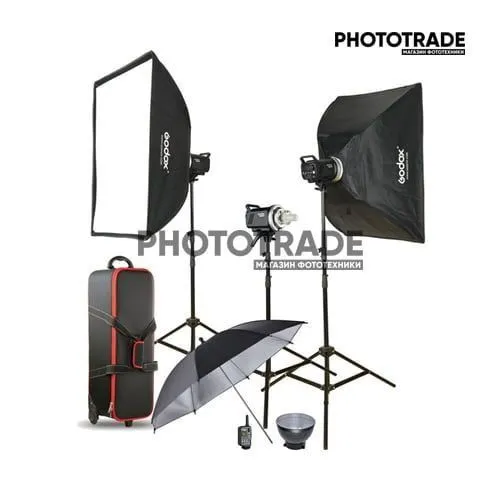 Godox ms300 кит из 3 вспышек