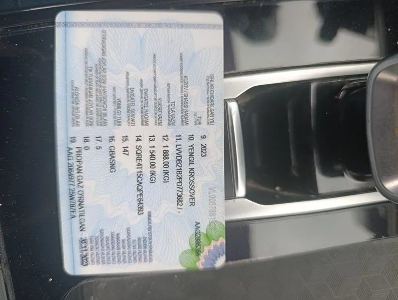 Chery tigo 7pro prapan bilan jihozlangan — фото 5