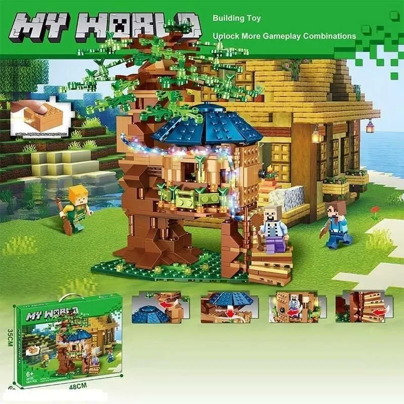 Конструктор MY WORLD Майнкрафт 587 деталей