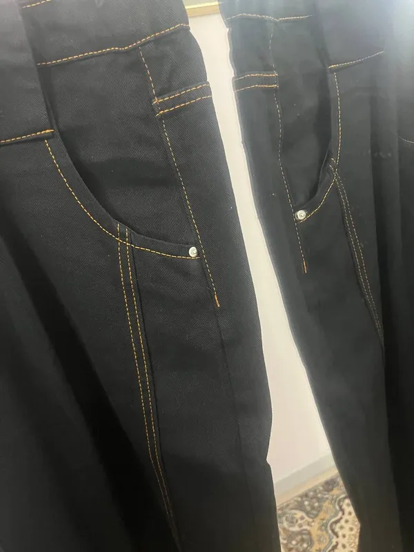 Продам мужские чёрные брюки оверсайз XL Baggy 2