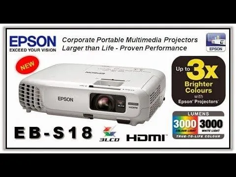 Epson EB-S18 proyektori 1