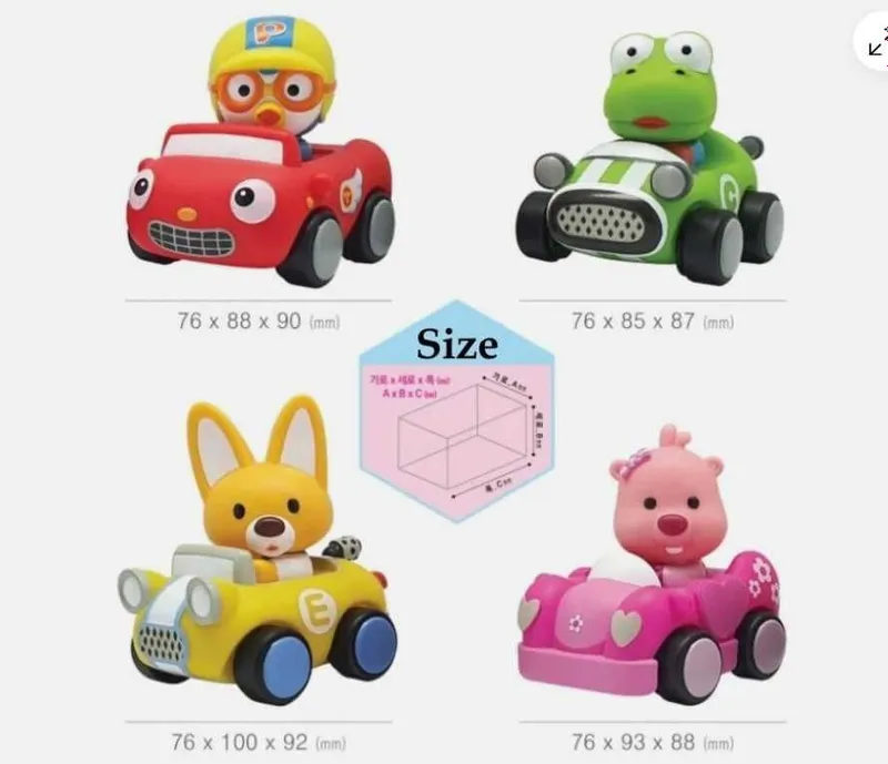 Pororo Cutie Vroom vroom Набор машинок ПОРОРО — фото 1