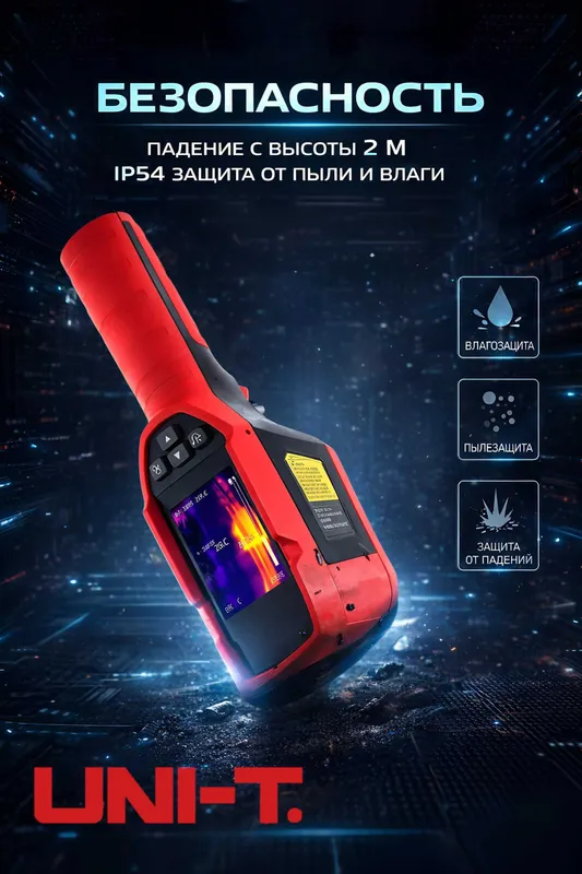 UNI-T160S-инфракрасный тепловизор проверки подогрева пола, эл монтажа — фото 2