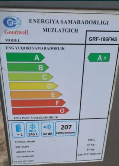 Goodwell muzlatgich, hammasi o‘ziga tegishli. 1