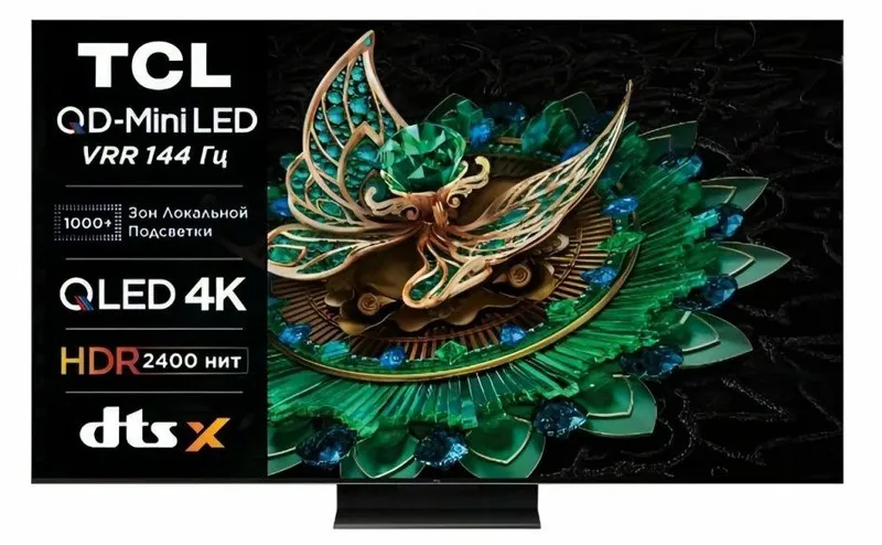 Tcl 55C765 mini led 144 hz — фото 1