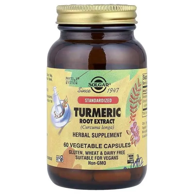 Solgar Turmeric Экстракт корня куркумы куркум куркумин kurkumin — фото 1