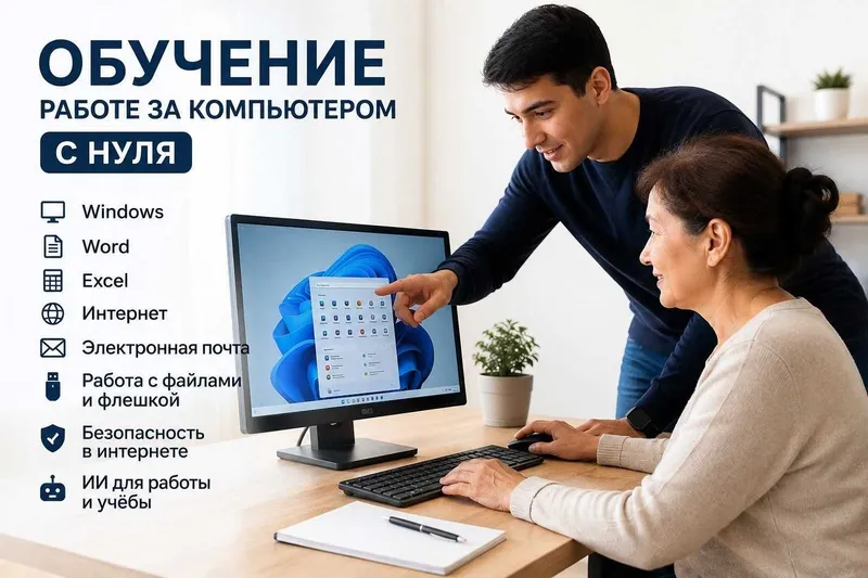 Обучение работе за компьютером с нуля Обучение работе за компьютером с нуля