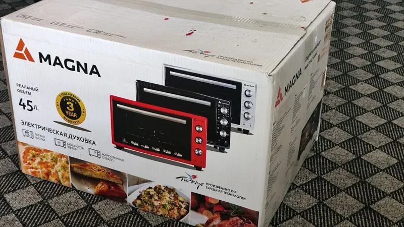 Новая Мини-печь MAGNA MF-4515-12S (45 литров) 3