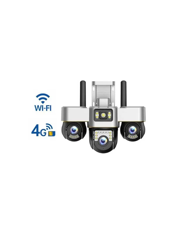 Камера Ikevision / SC30-4G / 6 МП (2 МП + 2 МП + 2 МП, три объектива)) — фото 1