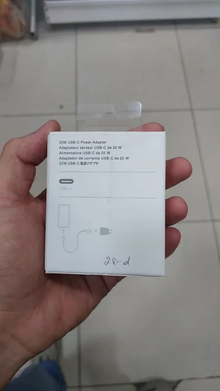 Apple Original 20W USB-C Power Adapter (Original) Янги 7