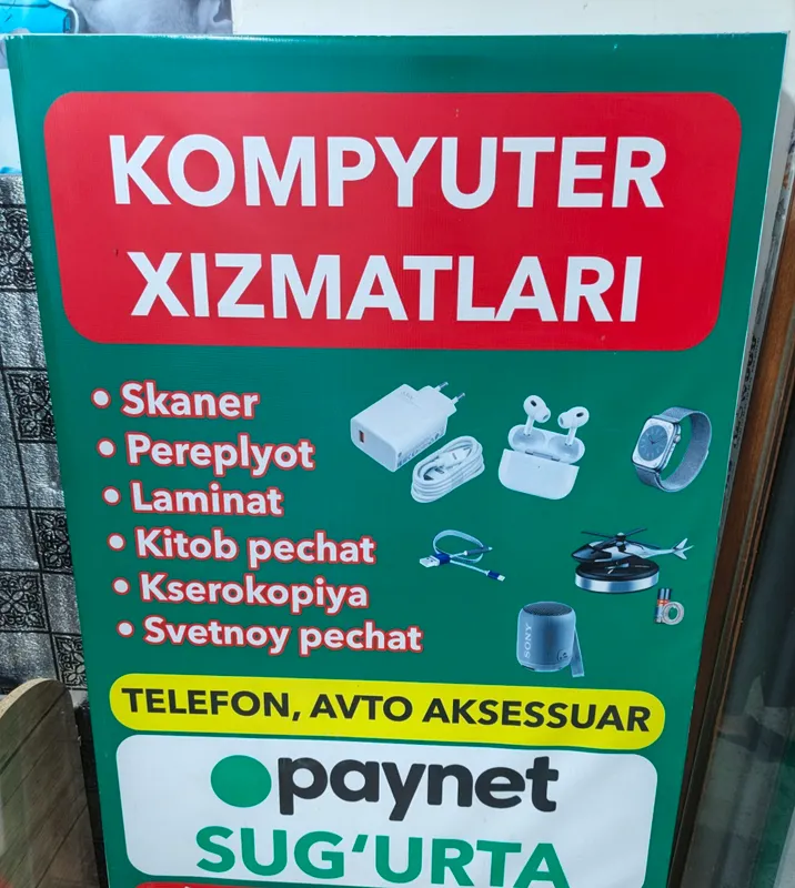 hamma buyumlar deyarli yangi yana kelishamiz