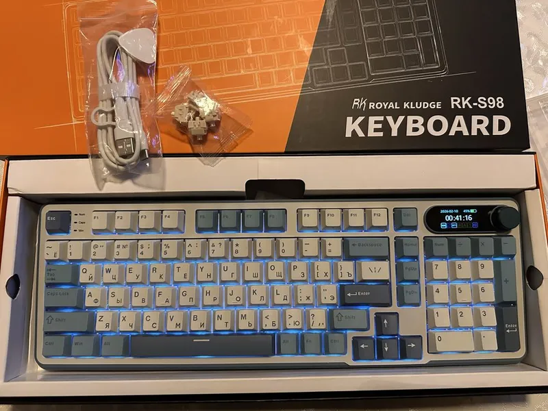 Royal Kludge RK-S98 клавиатура срочний сотлади