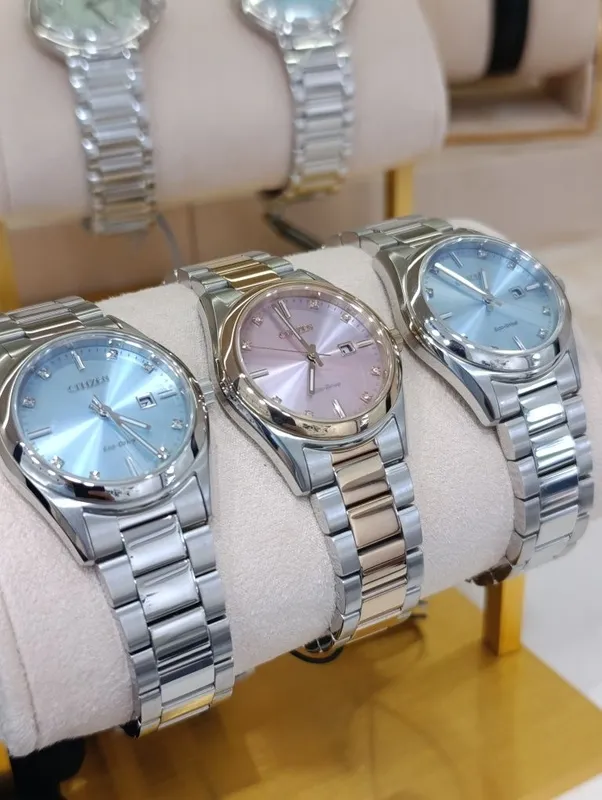 Citizen Eco-Drive Шикарные Женские Часы с Бриллиантиками 1 Citizen Eco-Drive Шикарные Женские Часы с Бриллиантиками 1