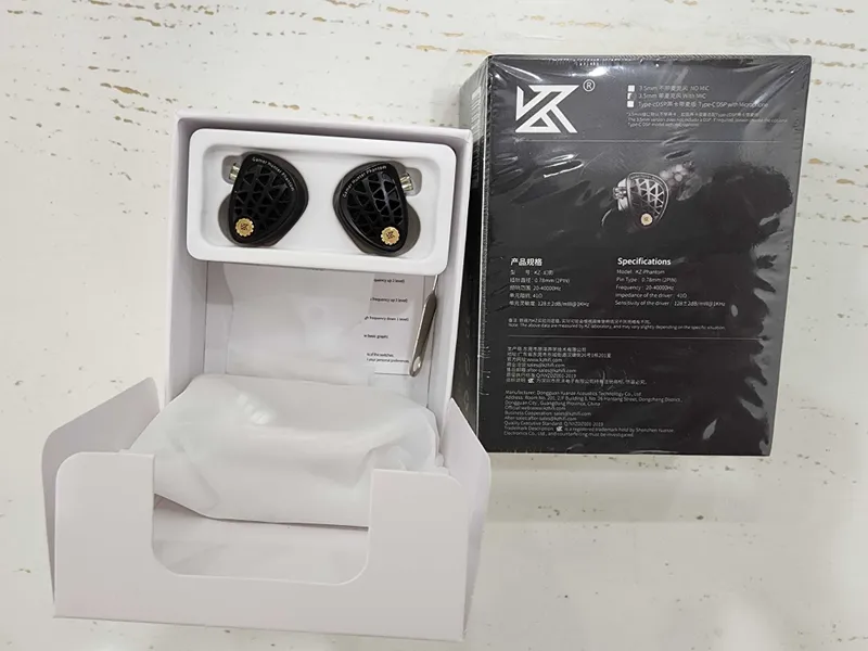 Наушники KZ Phantom Gaming IEMs, 3,5 mm with mic/USB-C — фото 1