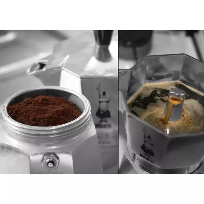 Гейзерная кофеварка Bialetti made in italy 3 чашка — фото 6