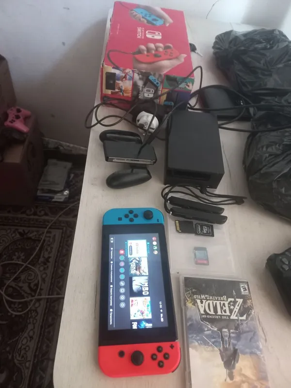 SWITCH nintendo full kamplekt original o'yinlar bor karobka dakumenti