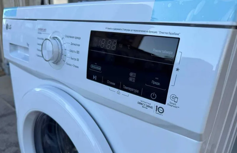 Стиральная машина LG 7 кг F2J3HS0W DD Inverter Steam — фото 2