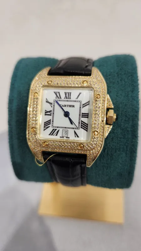 Золотые женские часы Cartier