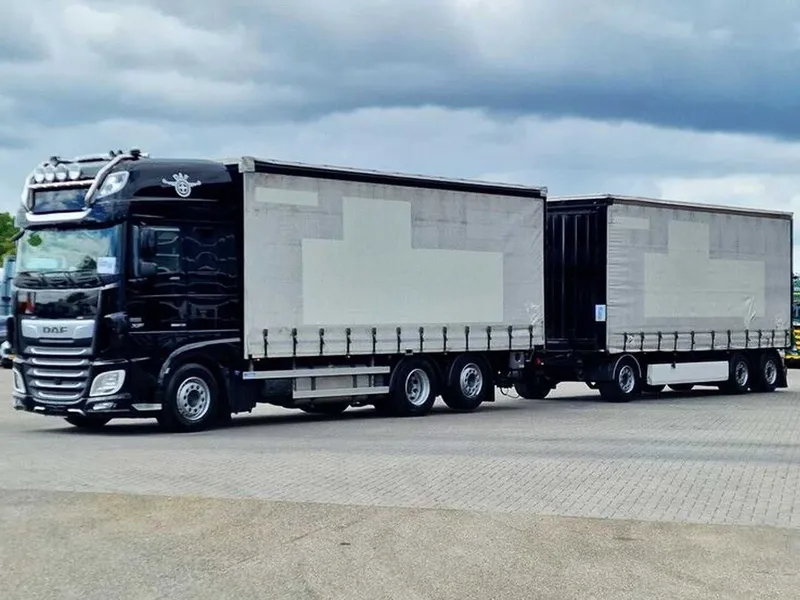 Тентованный грузовик DAF XF 480 SSC 6x2 1