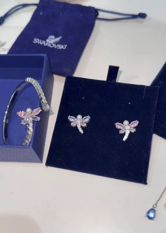 Серёжки от Swarovski 925s 2