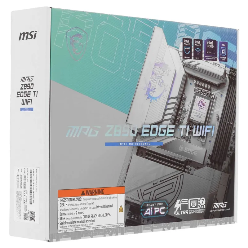 - Материнская плата MSI MPG Z890 EDGE TI WIFI 3