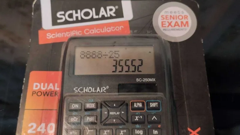 Научный калькулятор SCHOLAR SC-250mx - Германия — фото 2 Научный калькулятор SCHOLAR SC-250mx - Германия — фото 2