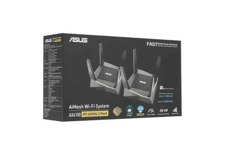 ^ Рассрочка на Wi-Fi роутер ASUS RT-AX92U 2-Pack-AX6100 3