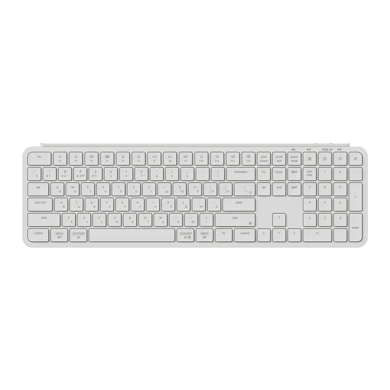 } Клавиатура Keychron B6 Pro, USB/WL/BT, ivory white 1 } Клавиатура Keychron B6 Pro, USB/WL/BT, ivory white 1