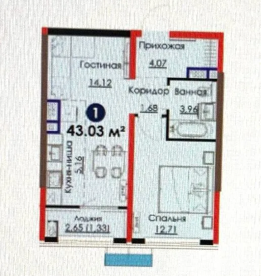 Kadastrli 2 xonali kvartira 1 Kadastrli 2 xonali kvartira 1