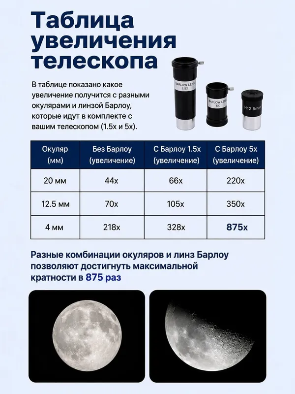 F70076 X875 HD Профессиональный телескоп 76/700 7