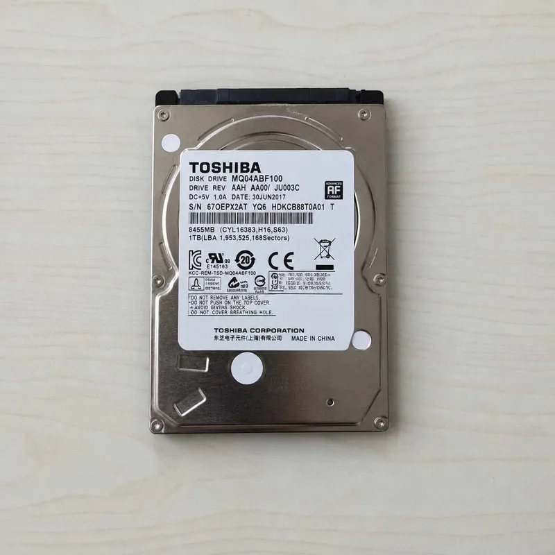 Продам HDD 1TB 2.5" Toshiba