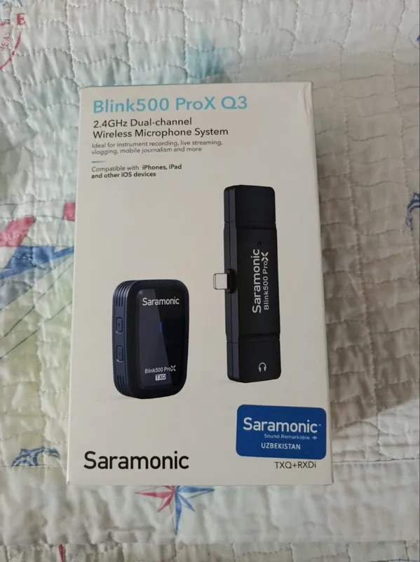 МИКРОФОН ПЕТЛИЧКА Saramonic Blink500 ProX Q3