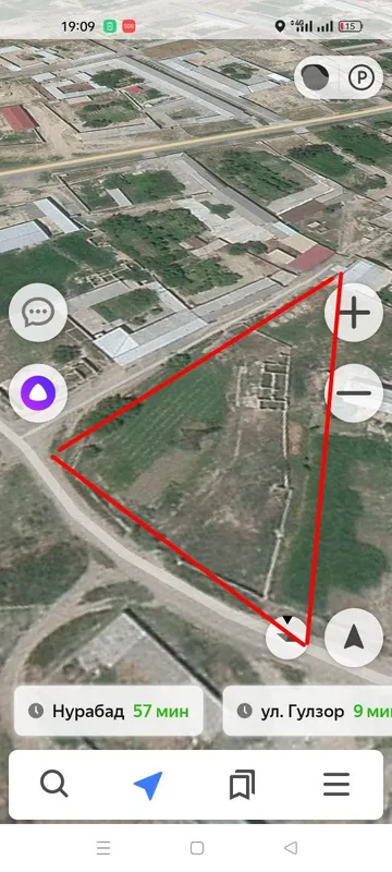 Продается Участок. Манзил: Завогзал+Чиганок уртасида.Uchaska sotiladi. — фото 1