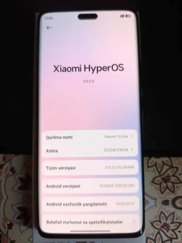 Телефон Xiaomi 13 Lite — фото 1 Телефон Xiaomi 13 Lite — фото 1
