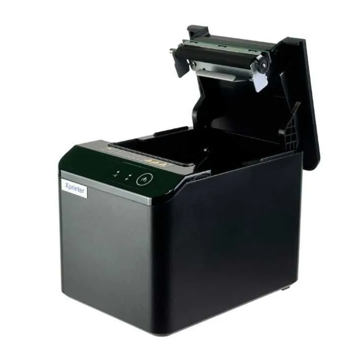 Чековый принтер Xprinter XP-T80Q - 80 мм, USB+LAN — фото 1