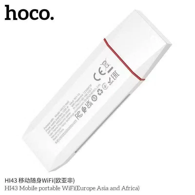 Портативный Wi-Fi роутер HOCO HI43 4G LTE, модем с SIM - картой — фото 3